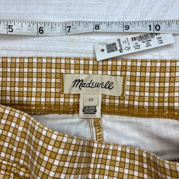 BRAND NEW | Madewell | Pull-On Skinny Flare Jeans in Mini Check - Picture 6 of 10